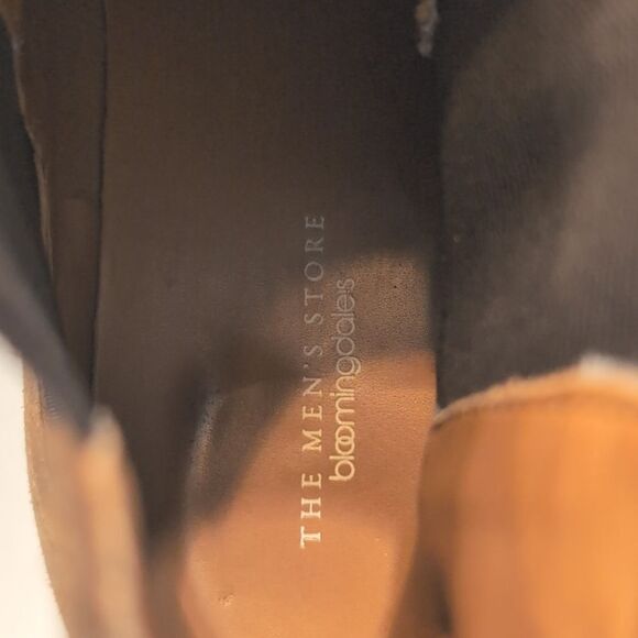 The Men's Store at Bloomingdale's Chelsea Boots Tan Suede Pull On Size 13 - Picture 8 of 9